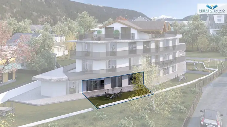 Top 05: Exklusive 3-Zimmer-Neubauwohnung mit Südwestterrasse und Garten