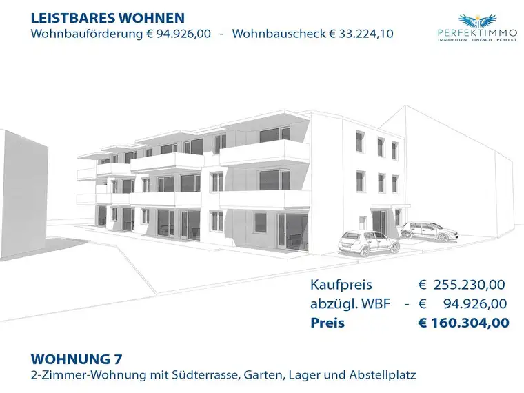 „Wohnen mit Aussicht auf die Geierwand“ - Wohnbaugeförderte Neubauwohnung W 7
