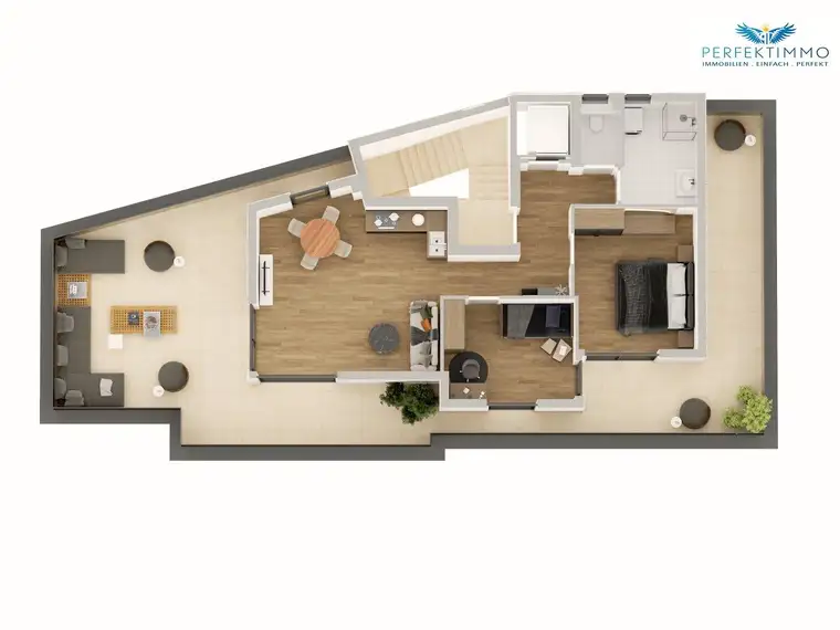 Exklusives Penthouse mit fantastischer Dachterrasse im Neubau