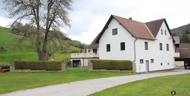 Gepflegtes Haus mit großem Garten