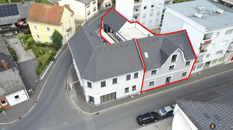 Stegersbach: Neubau mit 4 geplanten Wohnungen im Rohbauzustand