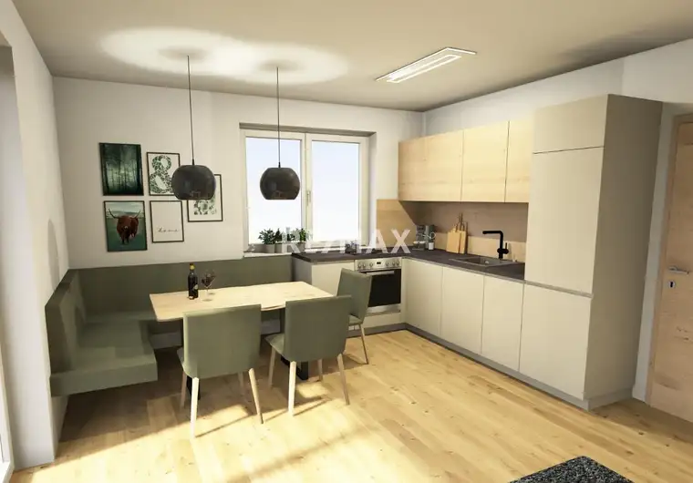 Erstbezug: 3-Zi-Wohnung mit Balkon &amp; Stellplatz in Sankt Gallen, 58,5m², €154.000