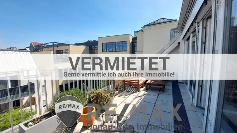 "VERMIETET - DG-Terrassen-Miet-Wohnung mit PP - U3 Enkplatz - Gasometer"