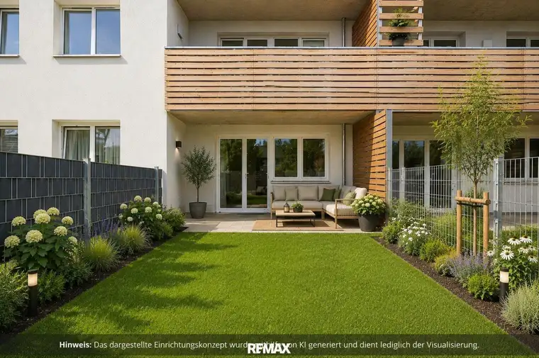 "Provisionsfrei für den Käufer - 1 Zimmer Gartenwohnung""