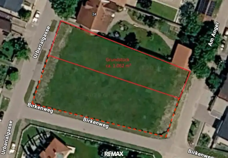 "BAUGRUND IN ILLMITZ ca. 1.062 m² – EBENES BAUGRUNDSTÜCK IN RUHIGER WOHNLAGE"
