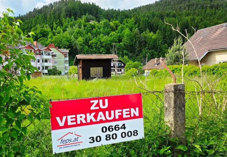Sonniges Baugrundstück im Naturpark Gurktal, in Weitensfeld