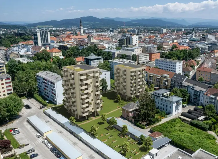 NEU - CITY LIFE KLAGENFURT - Zentrale Garconniere mit Balkon