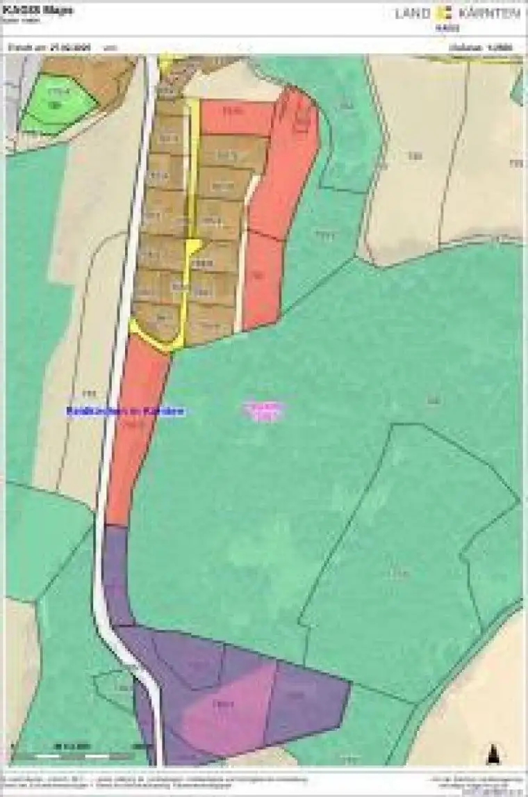 4000 m² Bauland, Wald und Landwirtschaftliche Flächen zu verkaufen