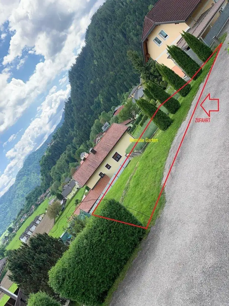 Idyllisches Baugrundstück mit Bergblick in Apetig / Steindorf - am Ossiacher See! Nur 69.000 €!