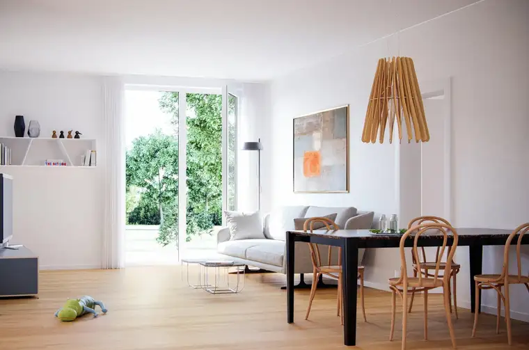 Neubauwohnung im Graumann-Park: Nachhaltig mit Kühlung, direkt im Zentrum