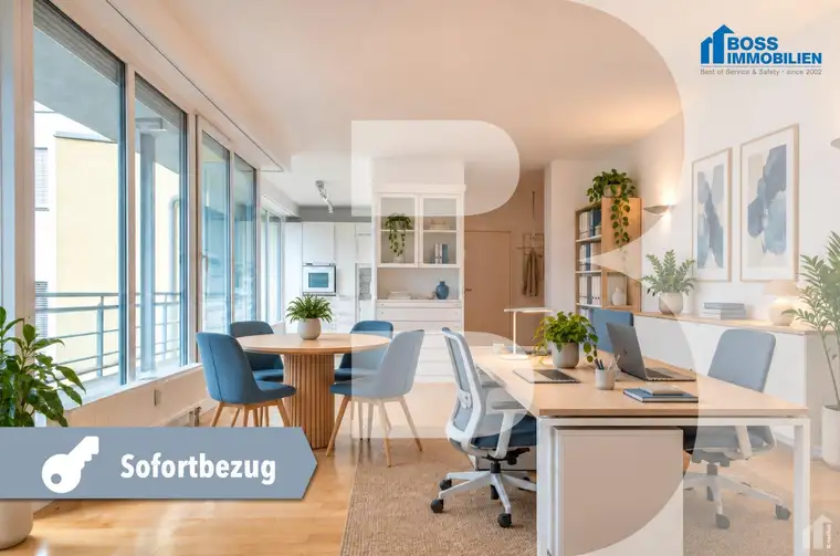 Modernes Büro mit Terrasse und Tiefgaragenplatz | Nähe Landstraße