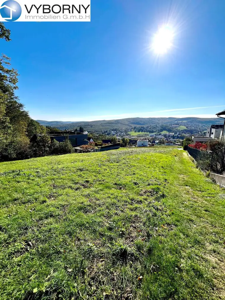 Gablitz Top Waldrandruhelage - großes Baugrundstück mit traumhaftem Fernblick in den Wienerwald