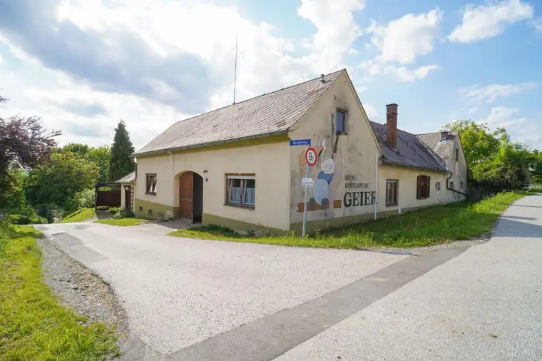 Ehemaliges Bauernhaus in traumhafter, erhöhter Südwesthanglage auf rund 1,9 ha Grund 