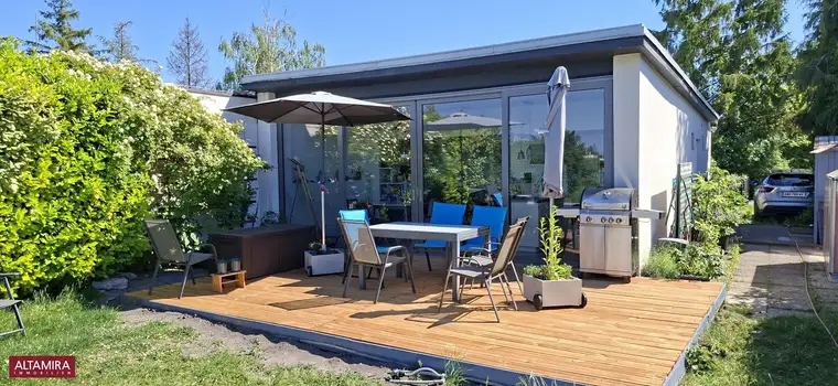 Badehose einpacken und genießen, Seehaus auf Mietgrund