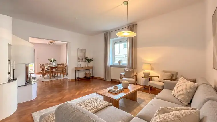 Linz: 148 m² - Einziehen &amp; Wohlfühlen. Gartenwohnung mit Naturgarten.