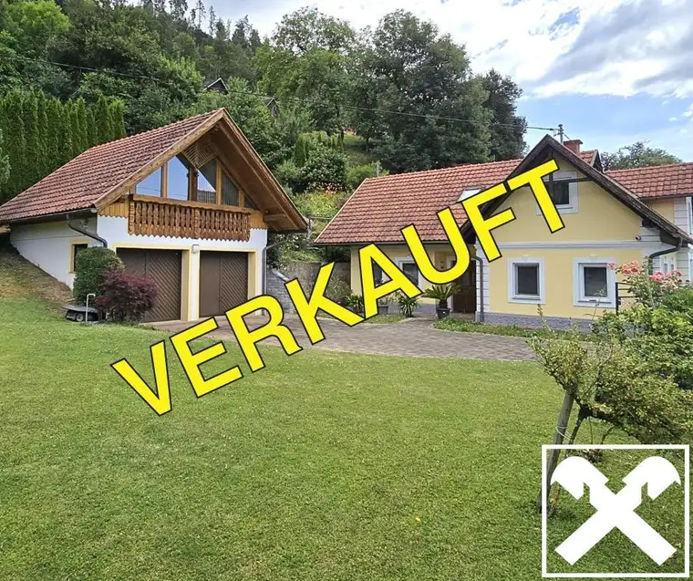 Zwischen Naturidylle und Stadtnähe – Wohnhaus mit großem Garten, Doppelgarage und Atelier