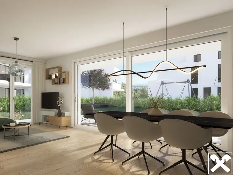 Garten Neubauwohnung in Villach - Panoramablick ins Glück - Top 04