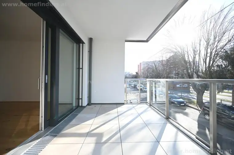 ERSTBEZUG: Schöne Balkonwohnung - mit der U1 in 4 Stationen zum Donauzentrum