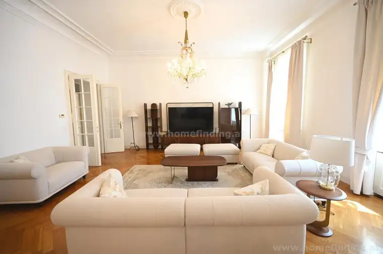 möblierte Palaiswohnung beim Parlament - 3 Schlafzimmer - befristet