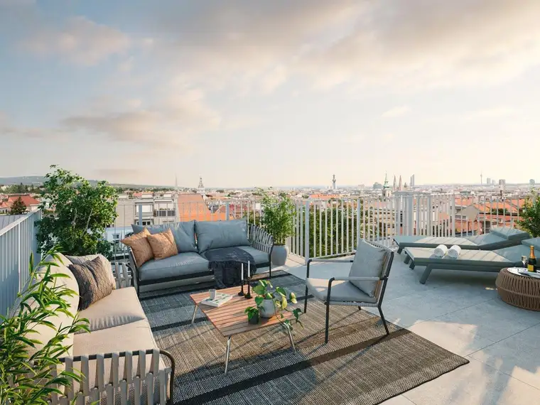 IM HERZEN DER ZEIT – Exklusive Dachresidenz mit einzigartiger 360°-Panoramaterrasse - PROVISIONSFREI