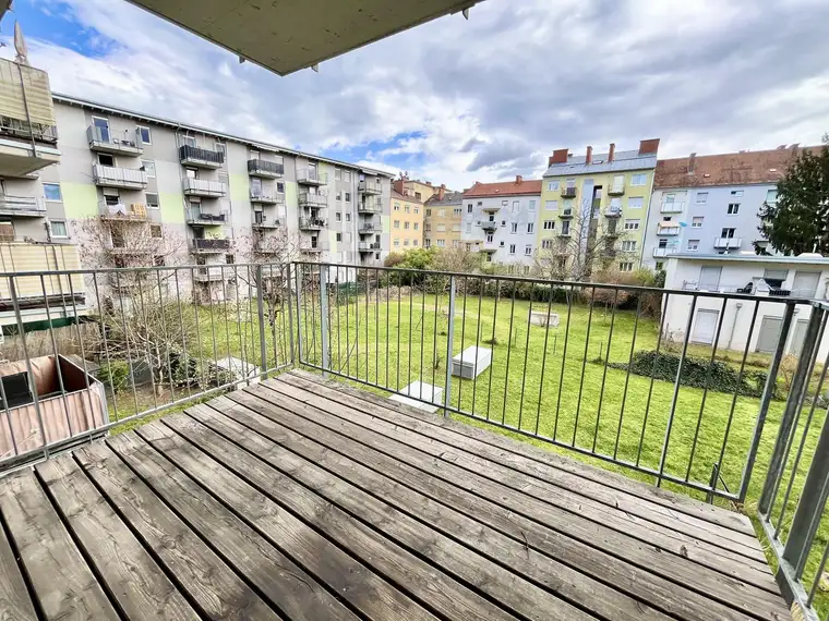 Gut geschnittene 2-Zimmer-Wohnung mit Balkon- in der Nähe des Hbf Graz- zu mieten!