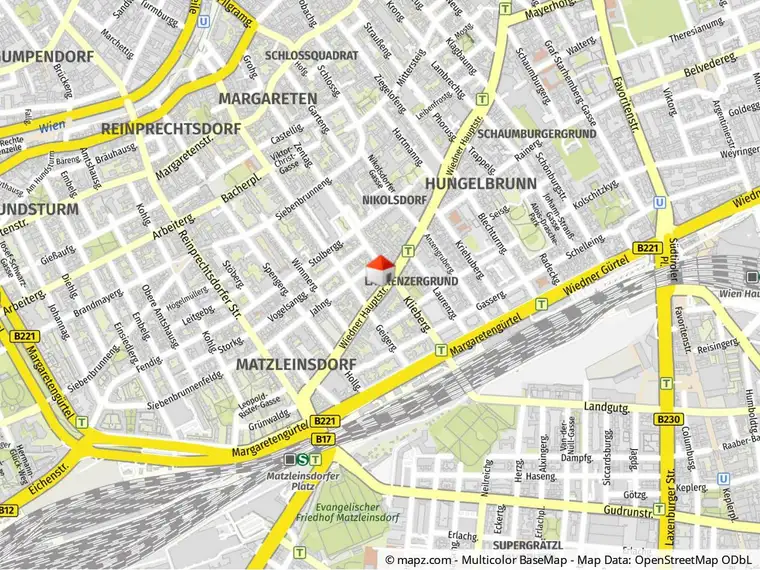 Garagenstellplätze in 1040 Wien, Wiedner Hauptstraße 118 zu mieten