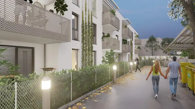 ERSTBEZUG: Hochwertige 2-Zimmer-Erdgeschoßwohnung in Ruhelage - nahe Hauptplatz in 2320 Schwechat – unbefristet zu mieten