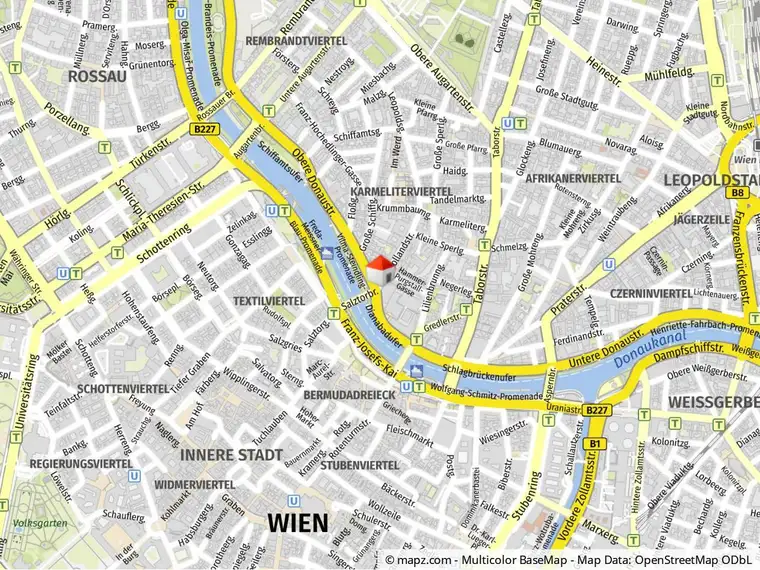 Toplage im Karmeliterviertel! Stellplatz in der Hollandstraße 11+13 – zentral, ruhig und mit perfekter Anbindung an U2/U4 und den Donaukanal.