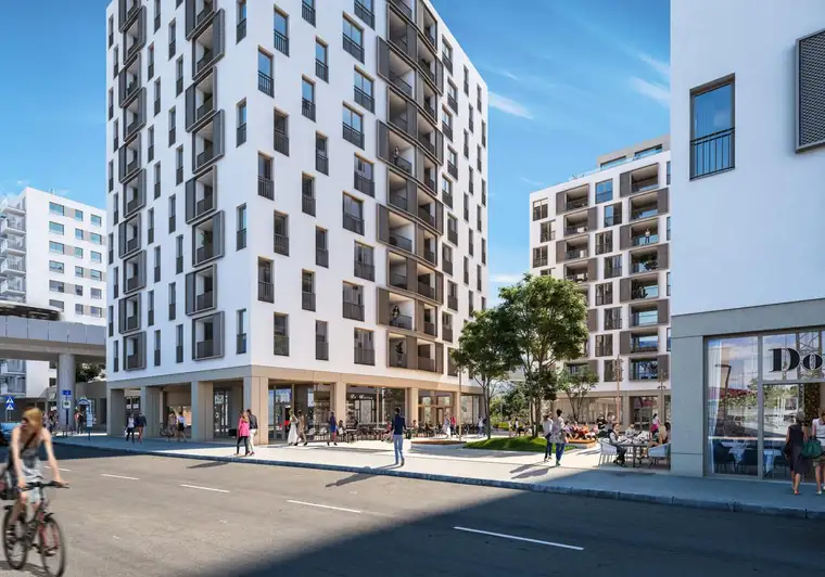 Moderne 1-Zimmer-Wohnung mit Balkon + Gym + Sauna -direkt bei U2-Donaumarina in 1020 Wien zu mieten