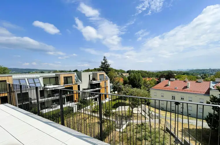 Exklusive 5-Zimmer-Dachgeschoss-Maisonette mit Balkon, Terrasse &amp; Fernblick in Ober St. Veit zu kaufen in 1130 Wien