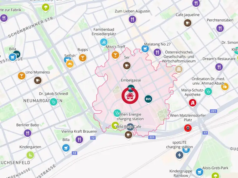 Garagenstellplätze in 1050 Wien, Fendigasse 27 zu mieten