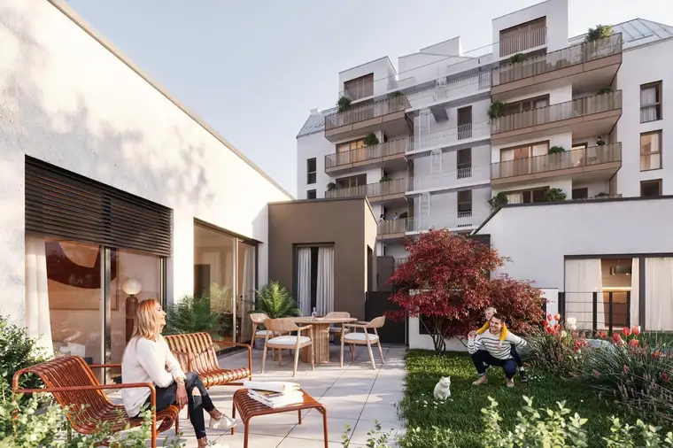 Martha3 – Hochwertig Wohnen in Wien-Donaustadt - 3 Zimmer mit Garten im Erdgeschoß - zu kaufen in 1220 Wien