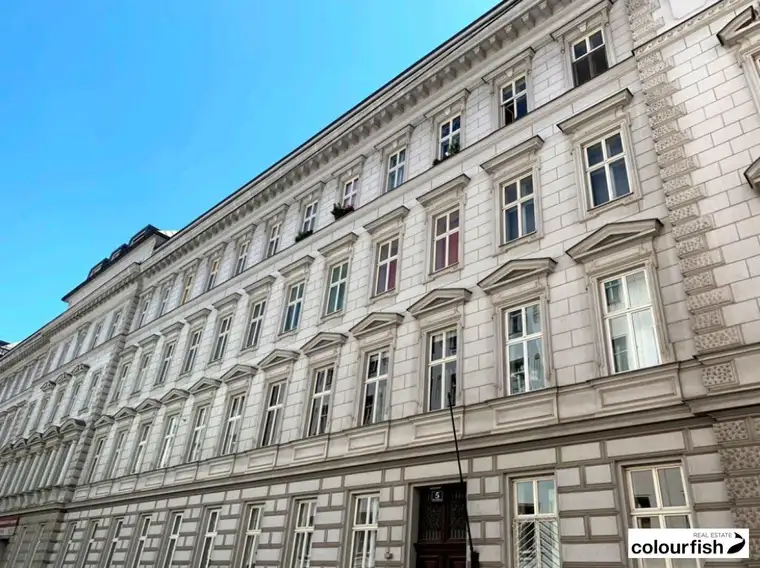 Dachgeschoßbüro mit Terrasse beim Belvedere