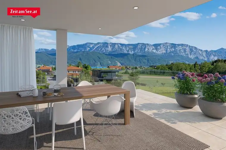 Berg-Panorama Penthouse in Attersee