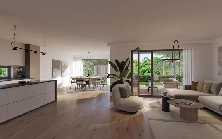 Gartenwohnung - 2 Geschossig mit 120m² Wohnfläche und 240m² Garten!