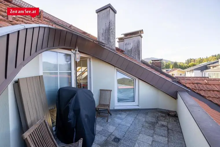 Seltene Gelegenheit am Irrsee: 2-Zi.Whg. mit Dachterrasse und Badeplatz