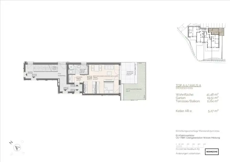 Traumhafte Gartenwohnung in Perwang am Grabensee - Erstbezug, nur 239.900,00 €!