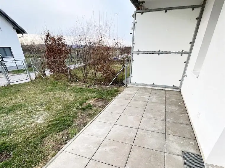 Gartenwohnung mit 3 Zimmern in Zwingendorf