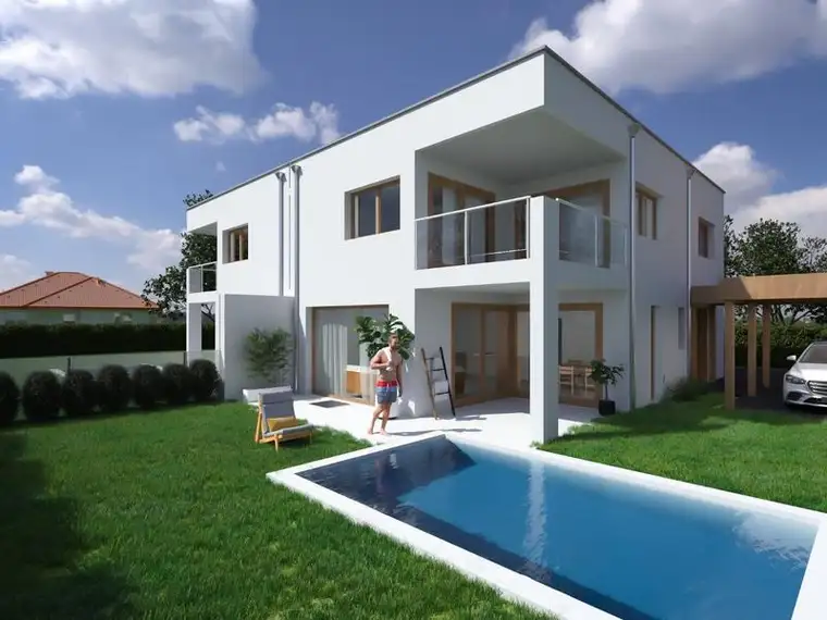 Doppelhaushälfte ~ 4 Zimmer ~ 108 m² ~ ca. 270 m² ~ nord-west Ausrichtung
