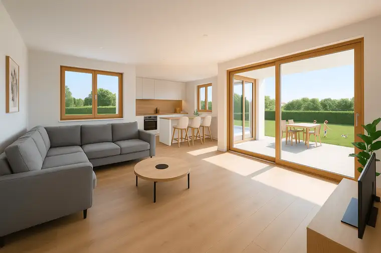 Neubau-Doppelhaushälfe ~ Wohnen im Weinviertel ~ wenige Minuten nach Korneuburg ~ Provisionsfrei 