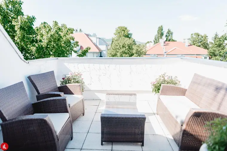 Cottageviertel Döbling | Loftartige DG-Wohnung mit Terrasse | Befristet vermietet bis 2035