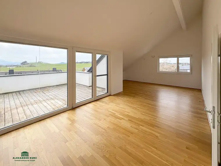 Dachgeschoßwohnung mit Weitblick in Eugendorf