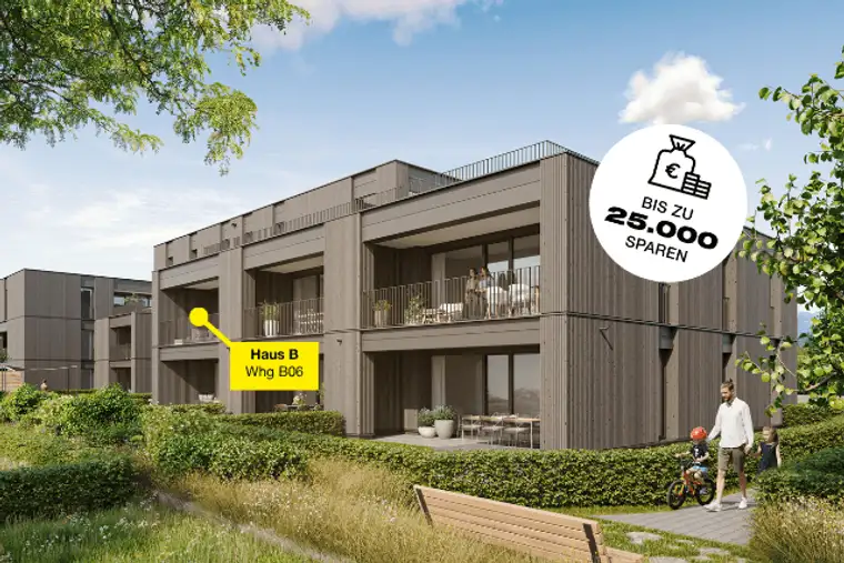 3-Zimmerwohnung mit Garten |B06