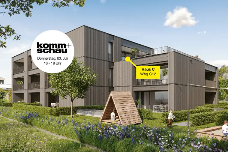 4-Zimmer-Dachgeschosswohnung mit traumhafter Terrasse | C12