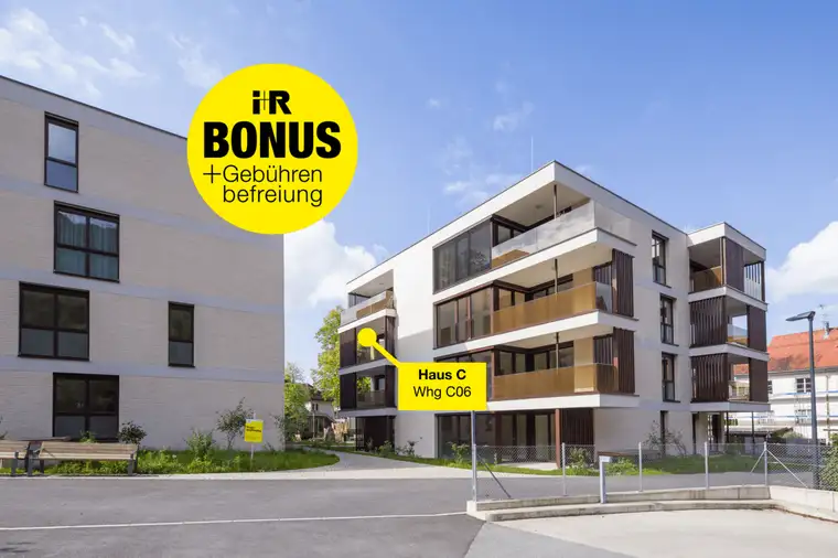 Lichtdurchflutete 3-Zimmer-Terrassenwohnung | C06