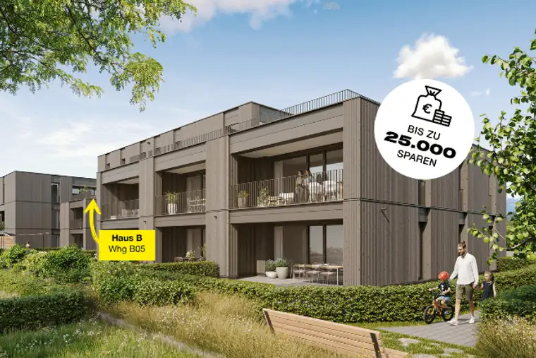 3-Zimmerwohnung mit Garten |B05