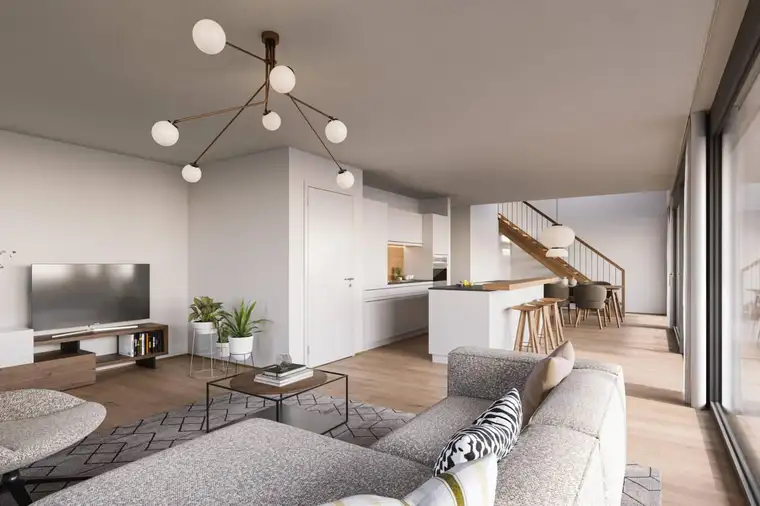 Eindrucksvolle 3-Zimmer-Maisonettewohnung mit Penthousecharakter | B09