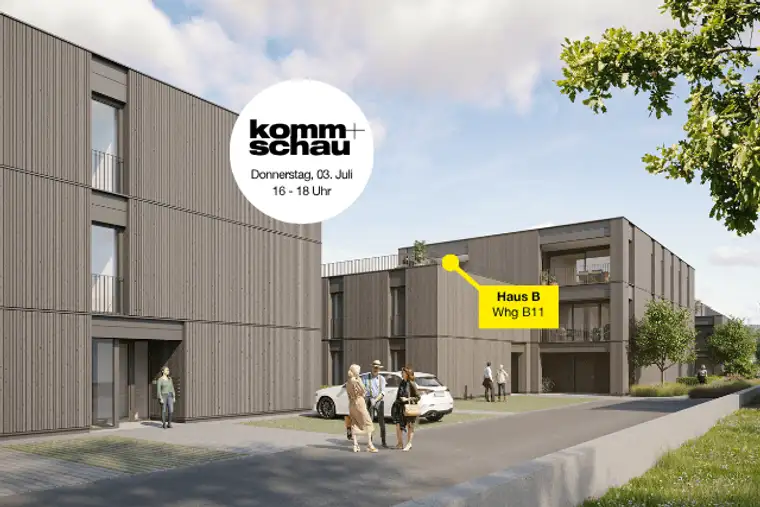 4-Zimmer-Dachgeschosswohnung mit traumhafter Terrasse| B11