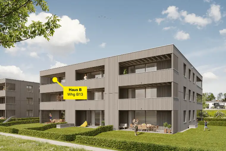 Sonnige 3-Zimmer-Dachgeschosswohnung | B13