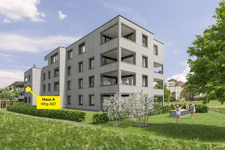 Sonnige 3-Zimmer-Terrassenwohnung | A07